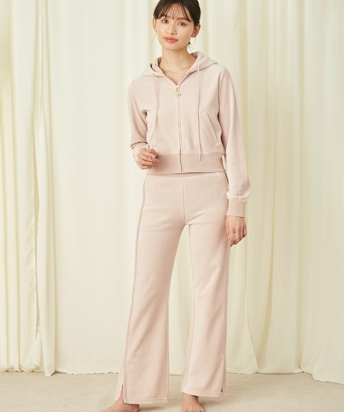 SNIDEL HOME（スナイデルホーム）の「ソフトベロアショートパーカー