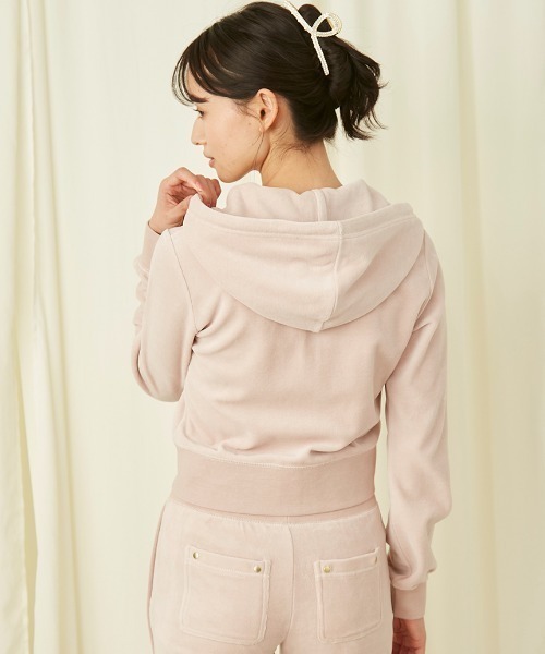 SNIDEL HOME（スナイデルホーム）の「ソフトベロアショートパーカー