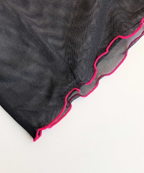 Q（キュー）の「シアータートル（Tシャツ/カットソー・レディース・ラベンダー/ブラック/アイボリー・MEDIUM）」の5枚目の写真