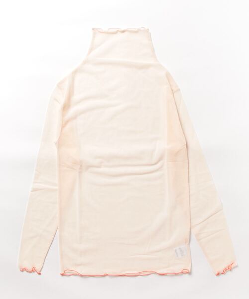 Q（キュー）の「シアータートル（Tシャツ/カットソー・レディース・ラベンダー/ブラック/アイボリー・MEDIUM）」の11枚目の写真