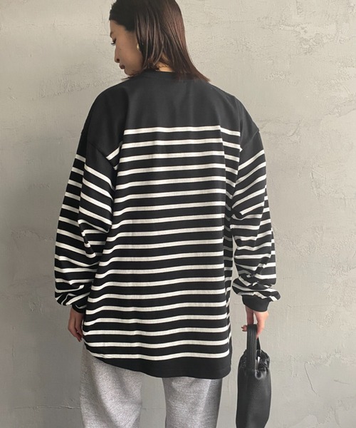 THE SHINZONE/ザ シンゾーン] パネルボーダーカットソー（Tシャツ
