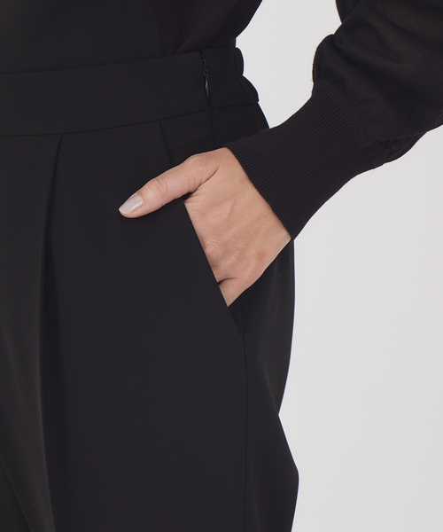 qualite（カリテ）の「《セットアップ対応》サロペット付センタープレスパンツ（サロペット/オーバーオール・レディース・ブラック/ネイビー・38/36）」の11枚目の写真