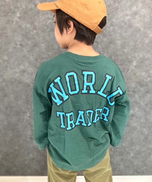 THE CASUAL(カジュアル)の「選べる16カラー 長袖Tシャツ BIGロンT(Tシャツ/カットソー・キッズ・ブラック系1/グレー系1/ネイビー/ベージュ/チャコール/ダークグリーン系1/杢グレー/ダークグリーン/オフホワイト/ホワイト系3/ブラック系2/ベージュ系1/スカイブルー/ブラック/ホワイト系1/ホワイト系2・110cm/120cm/130cm/140cm/150cm/160cm)」の14枚目の写真