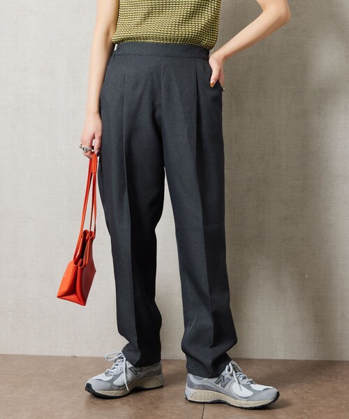 FREAK'S STORE（フリークスストア）の「【限定展開】 スタプレ イージー パンツ（スラックス・レディース・ブラック/ベージュ/オフホワイト/ブラウン/ピンク/ネイビー/チャコール/イエロー・SMALL/MEDIUM）」の19枚目の写真