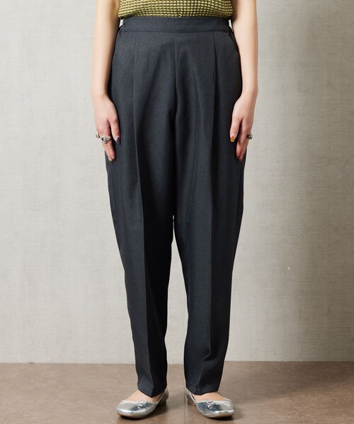 FREAK'S STORE（フリークスストア）の「【限定展開】 スタプレ イージー パンツ（スラックス・レディース・ブラック/ベージュ/オフホワイト/ブラウン/ピンク/ネイビー/チャコール/イエロー・SMALL/MEDIUM）」の13枚目の写真