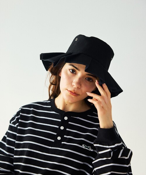 FREAK'S STORE（フリークスストア）の「Casselini/キャセリーニ プリーツハット（ハット・レディース・ホワイト/ブラウン/ブラック・ONE SIZE）」の15枚目の写真