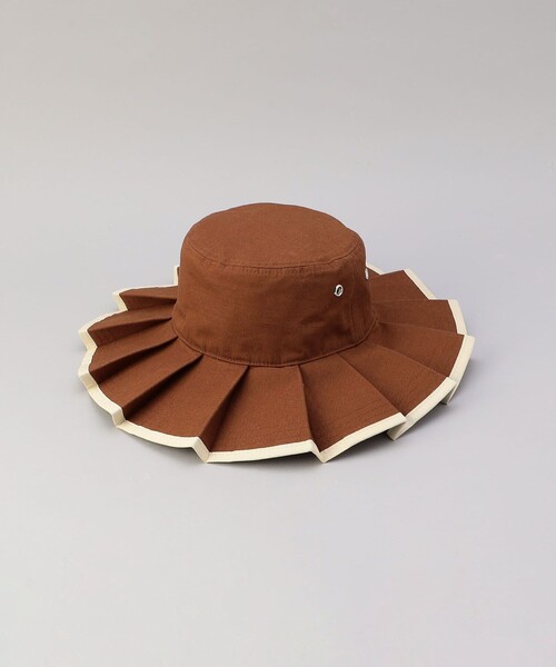 FREAK'S STORE（フリークスストア）の「Casselini/キャセリーニ プリーツハット（ハット・レディース・ホワイト/ブラウン/ブラック・ONE SIZE）」の9枚目の写真