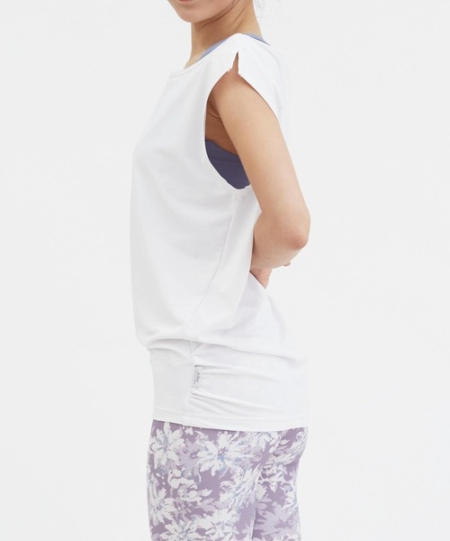 Julier Yoga and Relax（ジュリエヨガアンドリラックス）の「Julier Ecocoベア天竺チュニック（その他トップス・レディース・ブラック/ホワイト/ピンク・1/0）」の16枚目の写真