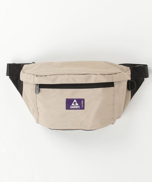 GERRY(ジェリー)の「【GERRY/ジェリー】ウエストバッグ(撥水加工)(ボディバッグ/ウエストポーチ・メンズ・マルチ/チャコールグレー/ベージュ/ブラック・F)」の1枚目の写真