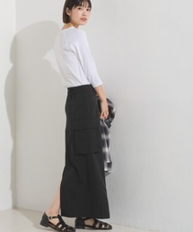 OMNES | ストレッチジョーゼットワークタイトスカート(スカート)