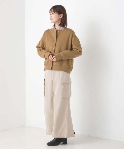 OMNES（オムネス）の「ストレッチジョーゼットワークタイトスカート（スカート・レディース・ベージュ系その他/アイボリー/カーキ/ブラック・FREE）」の7枚目の写真