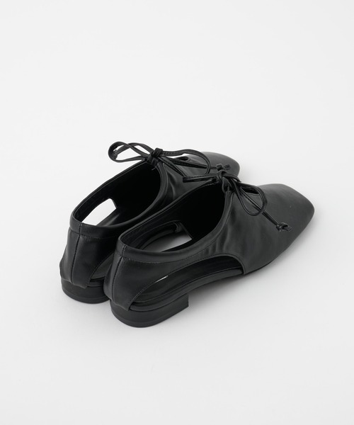 COLONY 2139（コロニートゥーワンスリーナイン）の「サイドオープンフラットシューズ（パンプス・レディース・オフホワイト/ブラック/ゴールド/シルバー・SMALL/MEDIUM/LARGE）」の16枚目の写真