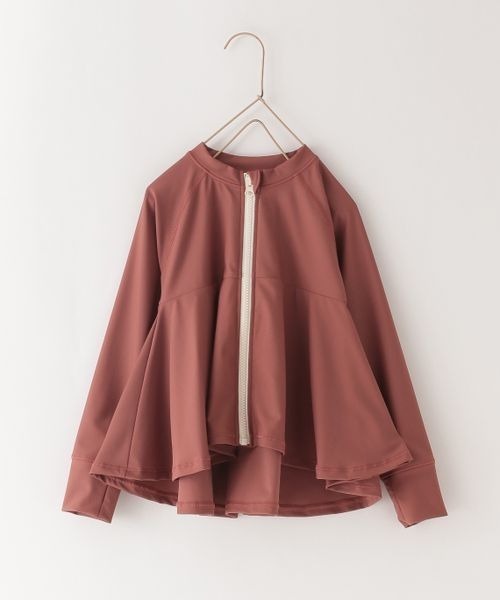 LOWRYS FARM（ローリーズファーム）の「ＳＷＩＭラッシュガードガール　182300（その他トップス・キッズ・ライトグレー/ブラック/ブラウン・110cm/120cm/130cm）」の4枚目の写真