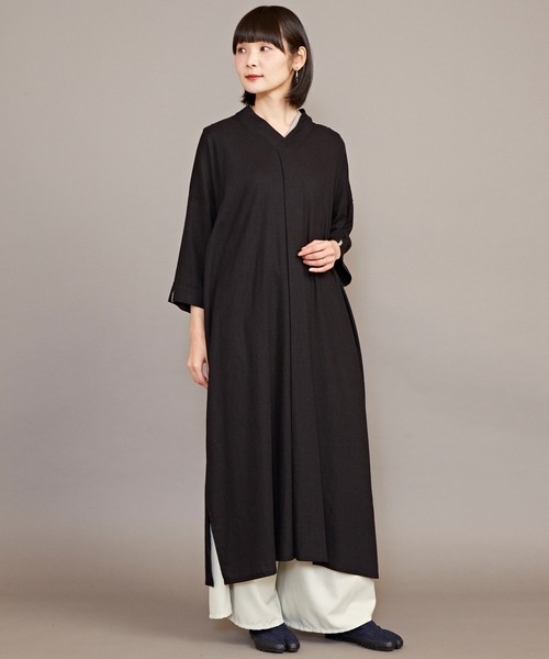 カヤ（カヤ）の「【カヤ】夕映えワンピース（ワンピース・レディース・グリーン系その他/スミクロ/レッド/ライトグレー/ダークネイビー・FREE）」の15枚目の写真