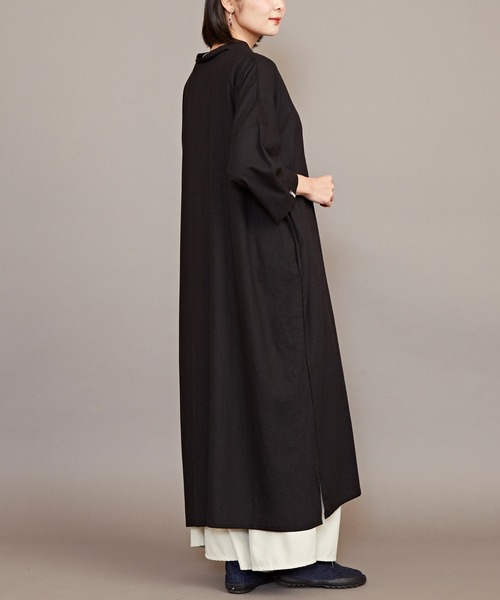 カヤ（カヤ）の「【カヤ】夕映えワンピース（ワンピース・レディース・グリーン系その他/スミクロ/レッド/ライトグレー/ダークネイビー・FREE）」の18枚目の写真