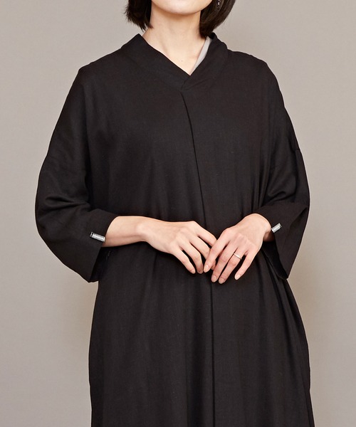 カヤ（カヤ）の「【カヤ】夕映えワンピース（ワンピース・レディース・グリーン系その他/スミクロ/レッド/ライトグレー/ダークネイビー・FREE）」の13枚目の写真