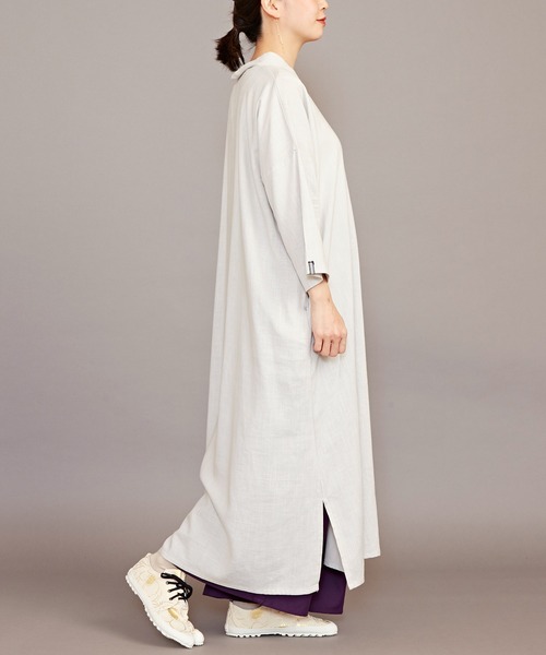 カヤ（カヤ）の「【カヤ】夕映えワンピース（ワンピース・レディース・グリーン系その他/スミクロ/レッド/ライトグレー/ダークネイビー・FREE）」の7枚目の写真