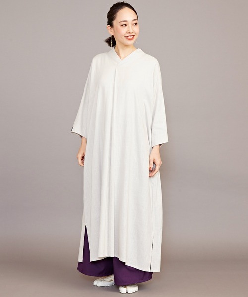 カヤ（カヤ）の「【カヤ】夕映えワンピース（ワンピース・レディース・グリーン系その他/スミクロ/レッド/ライトグレー/ダークネイビー・FREE）」の16枚目の写真