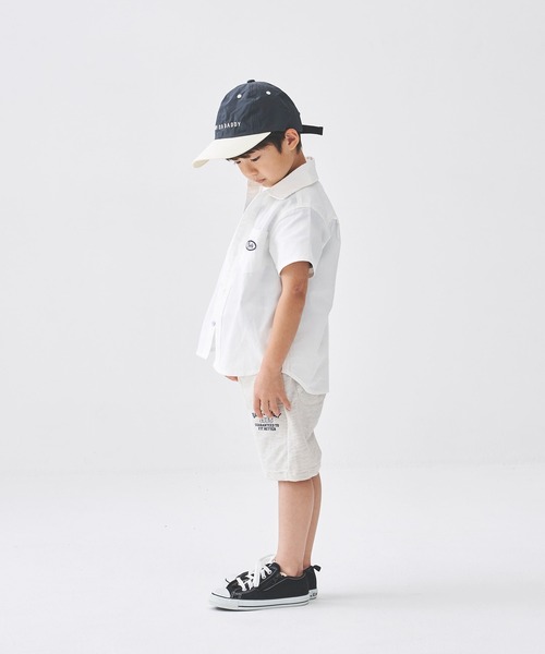 Daddy Oh Daddy(ダディーオーダディー)の「ダンガリー無地半袖シャツ(シャツ/ブラウス・キッズ・ブルー/ホワイト・100/110/120/130/140)」の8枚目の写真