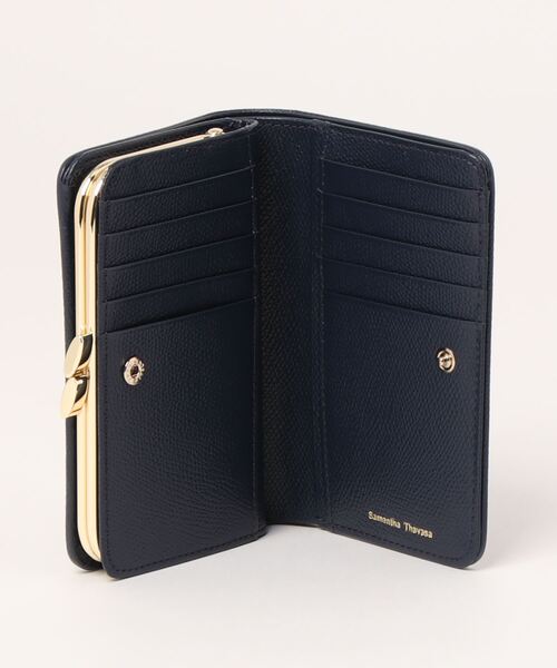 Samantha Thavasa（サマンサタバサ）の「Denim ST Jacquard二つ折り口金財布（財布・レディース・オフホワイト/ターコイズブルー/フューシャピンク/ネイビー・FREE）」の7枚目の写真