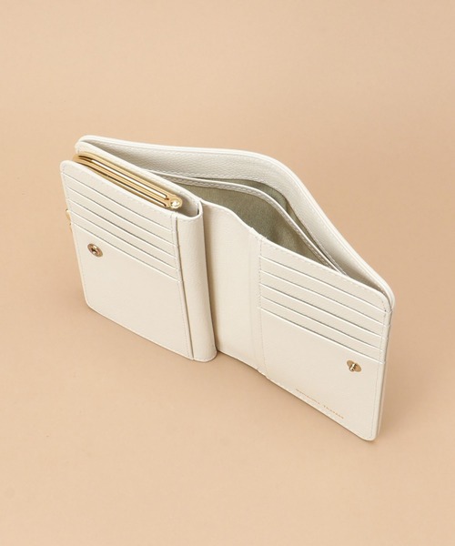 Samantha Thavasa（サマンサタバサ）の「Denim ST Jacquard二つ折り口金財布（財布・レディース・オフホワイト/ターコイズブルー/フューシャピンク/ネイビー・FREE）」の10枚目の写真