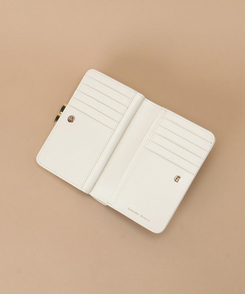 Samantha Thavasa（サマンサタバサ）の「Denim ST Jacquard二つ折り口金財布（財布・レディース・オフホワイト/ターコイズブルー/フューシャピンク/ネイビー・FREE）」の11枚目の写真