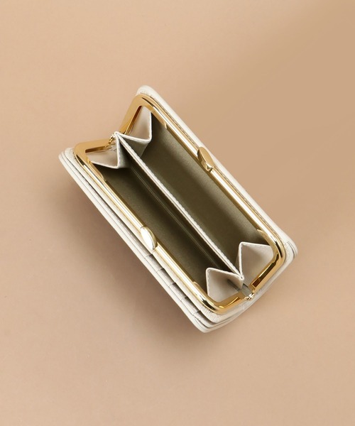 Samantha Thavasa（サマンサタバサ）の「Denim ST Jacquard二つ折り口金財布（財布・レディース・オフホワイト/ターコイズブルー/フューシャピンク/ネイビー・FREE）」の12枚目の写真