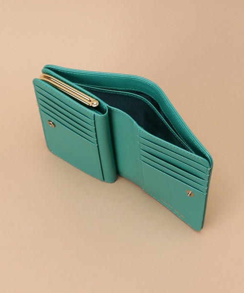 Samantha Thavasa（サマンサタバサ）の「Denim ST Jacquard二つ折り口金財布（財布・レディース・オフホワイト/ターコイズブルー/フューシャピンク/ネイビー・FREE）」の15枚目の写真