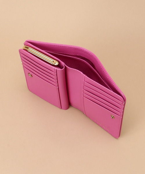 Samantha Thavasa（サマンサタバサ）の「Denim ST Jacquard二つ折り口金財布（財布・レディース・オフホワイト/ターコイズブルー/フューシャピンク/ネイビー・FREE）」の16枚目の写真