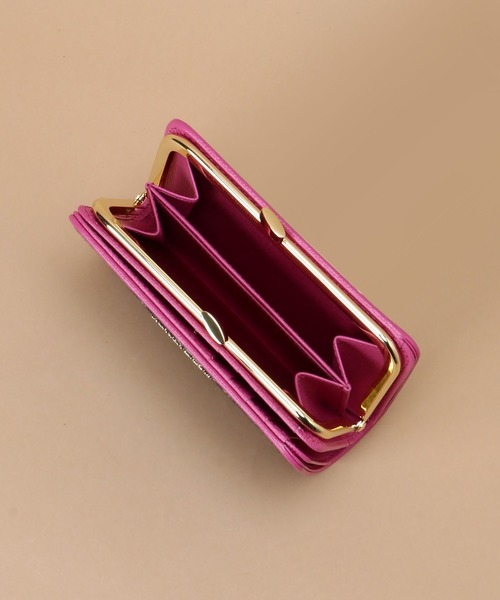 Samantha Thavasa（サマンサタバサ）の「Denim ST Jacquard二つ折り口金財布（財布・レディース・オフホワイト/ターコイズブルー/フューシャピンク/ネイビー・FREE）」の19枚目の写真