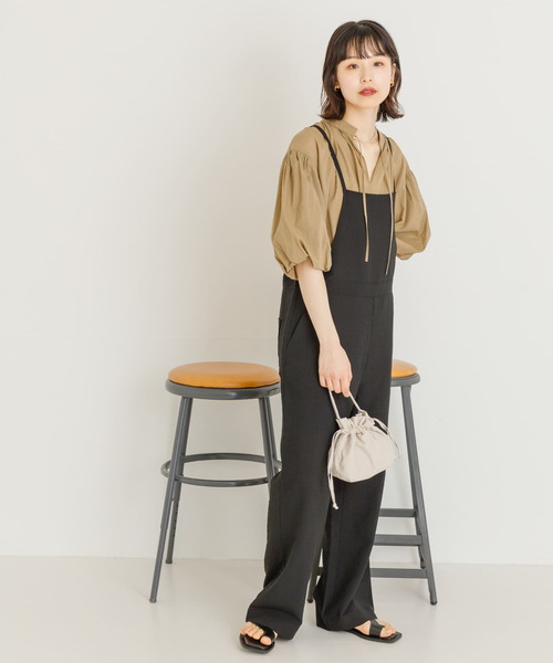 UR Lab.(アーバンリサーチラボ)の「ボリュームスリーブカフタンシャツ(シャツ/ブラウス・レディース・ブラック/ピンク/ベージュ・FREE)」の10枚目の写真