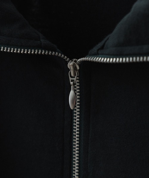 WYM LIDNM（ウィム バイ リドム）の「HALF ZIP LOOSE FIT TEE（Tシャツ/カットソー・メンズ・チャコール/オートミール/ダークグリーン/グレイッシュブルー・S/M/L）」の22枚目の写真