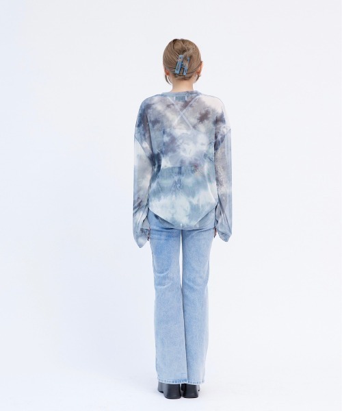 17HR（セブンティーンアワーズ）の「ハイウエストデニムフレアパンツ（デニムパンツ・レディース・ブラック/ブルー・SMALL/MEDIUM）」の9枚目の写真