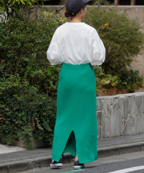 CIAOPANIC TYPY(チャオパニックティピー)の「【WEB限定】ボリュームスリーブコンビTEE(Tシャツ/カットソー・レディース・ホワイト/ブラック/イエロー/ブルー・ONE SIZE)」の11枚目の写真