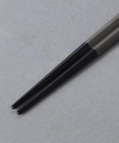 ARAS（エイラス）の「＜ARAS＞箸 23cm（カトラリー・レディース・ブラック/ダークグレー・FREE）」の5枚目の写真