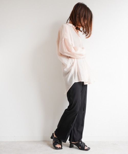 Fabby fabby(ファビィーファビィー)の「クロスベルトチャンキーヒールサンダル(サンダル・レディース・ブラック/ブラウン/オフホワイト・LARGE/SMALL/MEDIUM)」の13枚目の写真