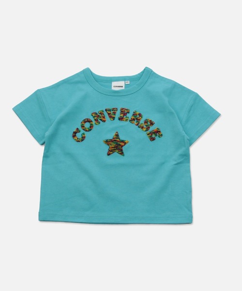 CONVERSE(コンバース)の「CONVERSE / コンバース ロゴ半袖Tシャツ(Tシャツ/カットソー・キッズ・C/F/H/A/D/E/B/G/I・130cm/100cm/110cm/90cm/120cm/80cm)」の4枚目の写真