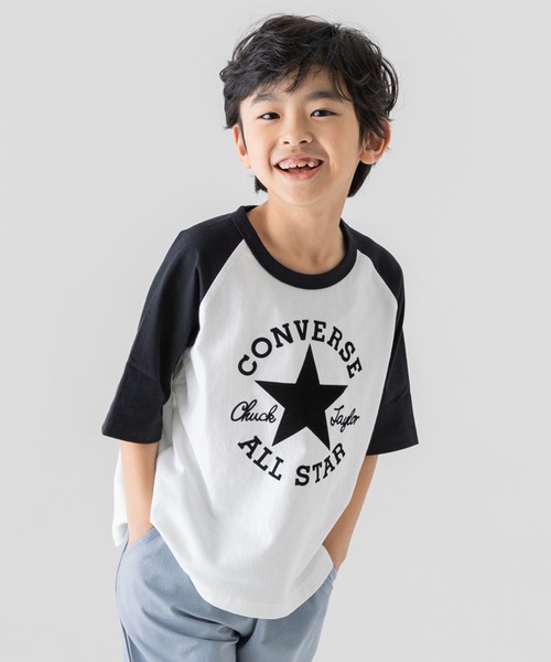 CONVERSE(コンバース)の「CONVERSE / コンバース ロゴ半袖Tシャツ(Tシャツ/カットソー・キッズ・C/F/H/A/D/E/B/G/I・130cm/100cm/110cm/90cm/120cm/80cm)」の5枚目の写真
