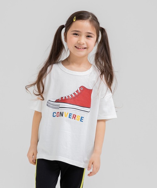 CONVERSE(コンバース)の「CONVERSE / コンバース ロゴ半袖Tシャツ(Tシャツ/カットソー・キッズ・C/F/H/A/D/E/B/G/I・130cm/100cm/110cm/90cm/120cm/80cm)」の19枚目の写真