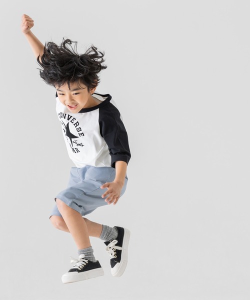 CONVERSE(コンバース)の「CONVERSE / コンバース ロゴ半袖Tシャツ(Tシャツ/カットソー・キッズ・C/F/H/A/D/E/B/G/I・130cm/100cm/110cm/90cm/120cm/80cm)」の16枚目の写真