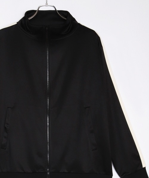 WESTSEA（ウエストシー）の「長袖 ライントラックジャケット（ジャージ・メンズ・ワイン/ブラック/ナチュラル/オレンジ/ベージュ系その他/グリーン/ネイビー/イエロー/ベージュ系その他2/サックスブルー/ブルー・M/L）」の2枚目の写真