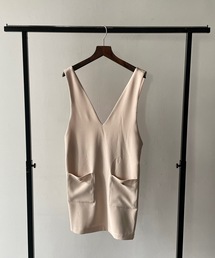 one way | ショートVネックジャンスカ(ジャンパースカート)