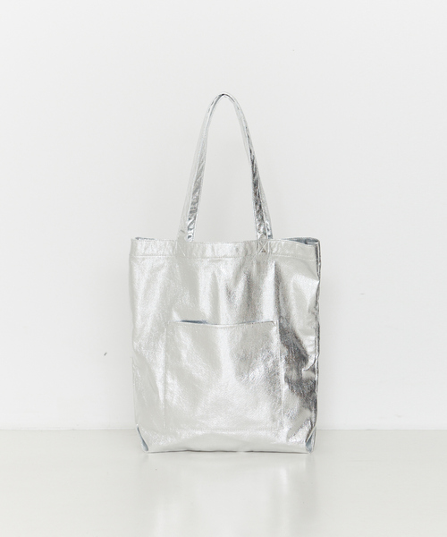 collex（コレックス）の「メタリックポケッタブルトートバッグ（トートバッグ・レディース・ゴールド/シルバー・フリー）」の8枚目の写真