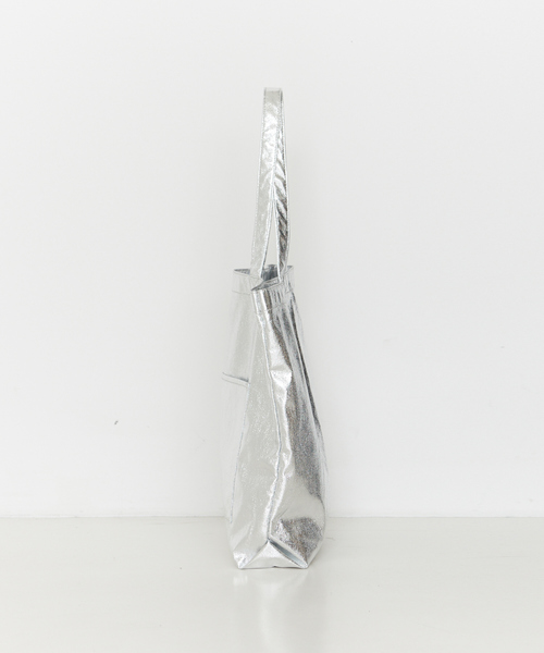 collex（コレックス）の「メタリックポケッタブルトートバッグ（トートバッグ・レディース・ゴールド/シルバー・フリー）」の9枚目の写真