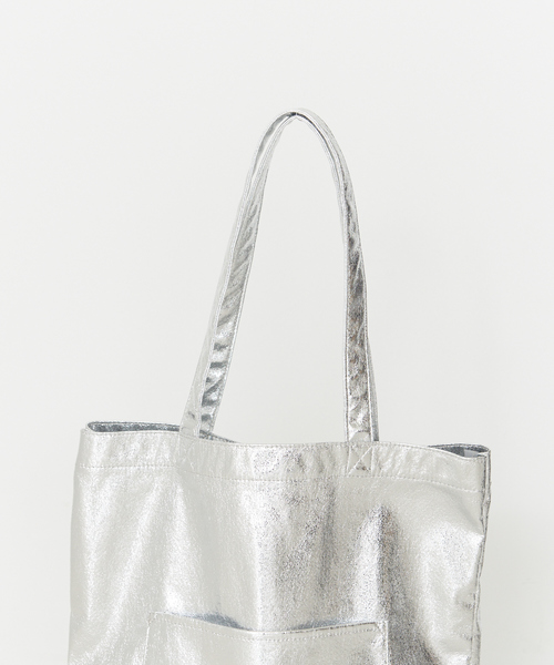 collex（コレックス）の「メタリックポケッタブルトートバッグ（トートバッグ・レディース・ゴールド/シルバー・フリー）」の12枚目の写真