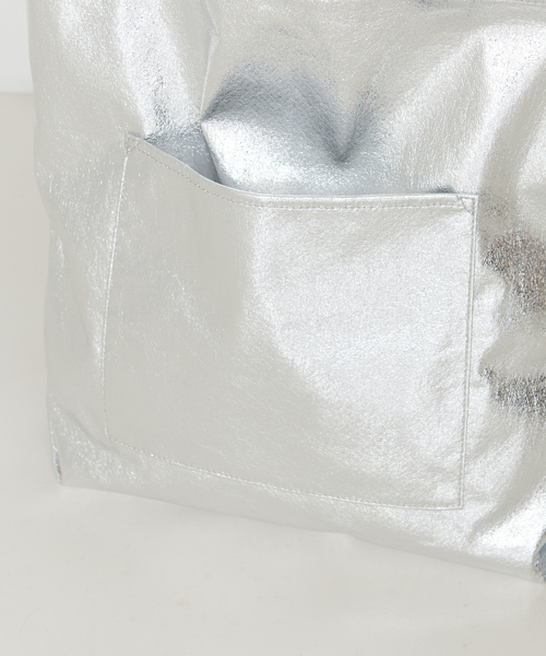 collex（コレックス）の「メタリックポケッタブルトートバッグ（トートバッグ・レディース・ゴールド/シルバー・フリー）」の13枚目の写真