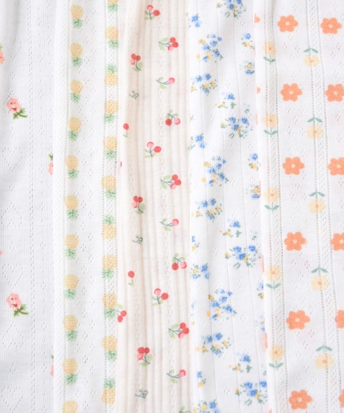 Alley by w closet（アリーバイダブルクローゼット）の「【Alley】レトロ柄レースキャミ（キャミソール・レディース・ホワイト×ブルー/ホワイト系その他/レッド系その他/ホワイト×イエロー/ホワイト系その他2・FREE）」の9枚目の写真