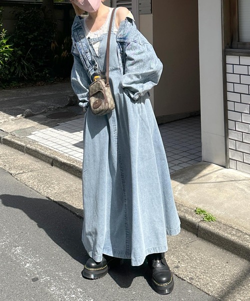 Alley by w closet（アリーバイダブルクローゼット）の「【Alley】レトロ柄レースキャミ（キャミソール・レディース・ホワイト×ブルー/ホワイト系その他/レッド系その他/ホワイト×イエロー/ホワイト系その他2・FREE）」の12枚目の写真