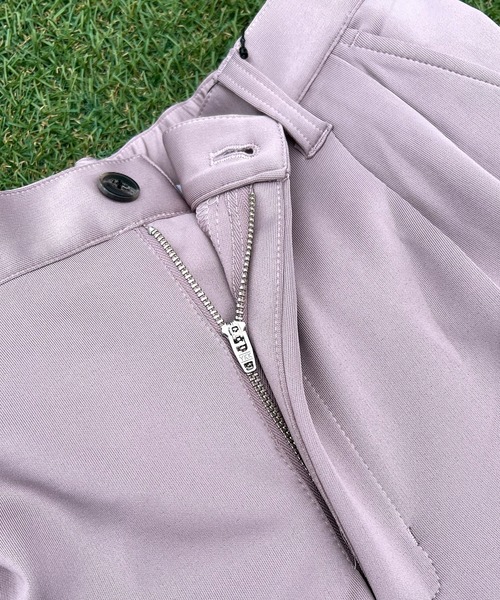 【セール】スラックス ツータック ワイドパンツ ポンチ素材 メンズ（スラックス）｜BEATJIVE（ビートジャイブ）