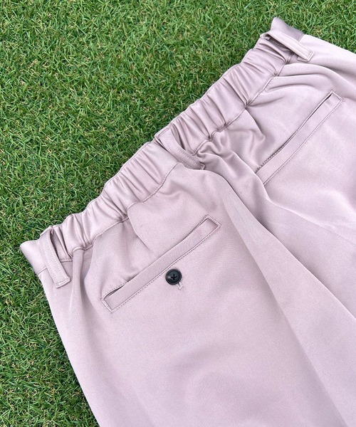 【セール】スラックス ツータック ワイドパンツ ポンチ素材 メンズ（スラックス）｜BEATJIVE（ビートジャイブ）